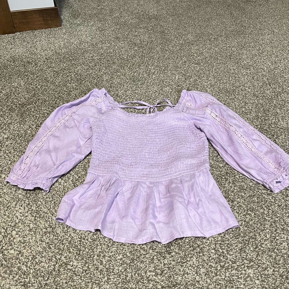 Purple blouse